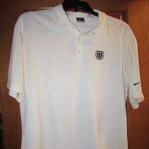 Nike White Golf Polo Size XL w/ Orchard Lake C.C. Monogram on front